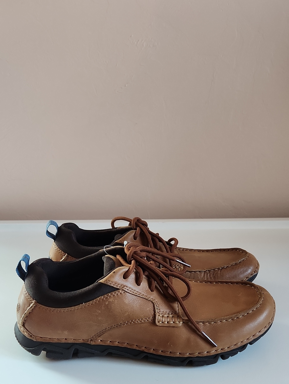 Rockport adiPRENE Adidas Men’s Brown Leather Comfort Shoes Size 7 NWT